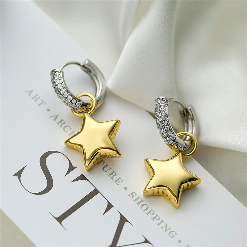 Keyonna Celestial Asymmetric Earrings - Style B [GGWR3WOB]