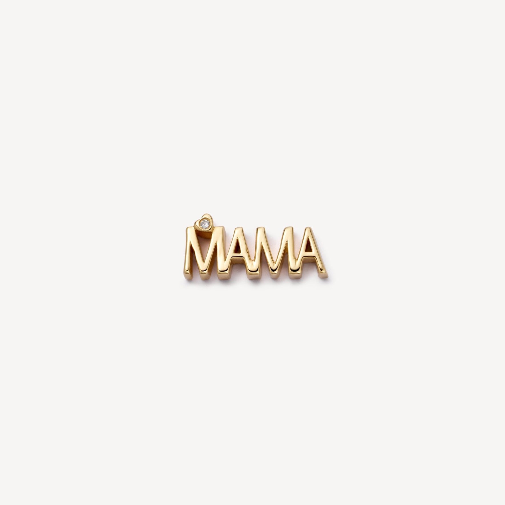Rheya Floating Charm Locket Necklace - Crystal MAMA Charm [LDC87U8D]