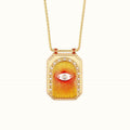 Liani Celestial Charm Necklace - Red Evil Eye [KYOWGUOJ]