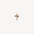 Dainty Birthstone Heart Locket Ring - Cross Charm [WBSUYV1B]