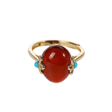 Rylie Garnet Oval Ring