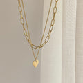 Yetzali Layered Drop Necklace - Gold [ID809LW8]