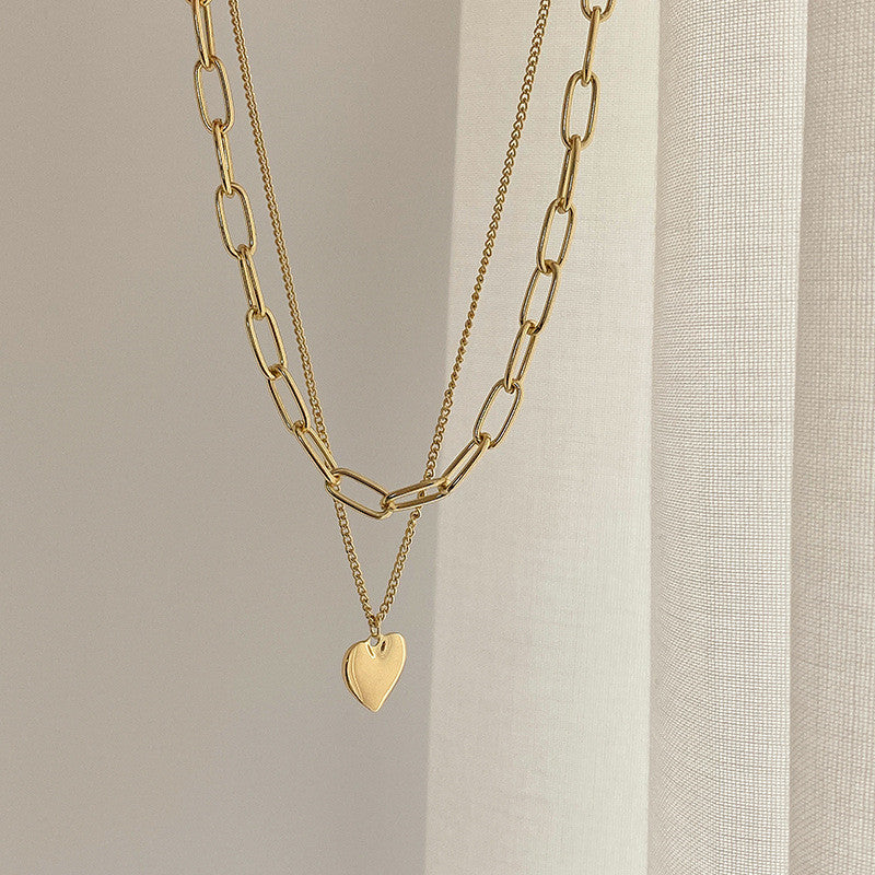Yetzali Layered Drop Necklace - Gold [ID809LW8]