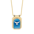 Liani Celestial Charm Necklace - White Grid [UGN98XRE]