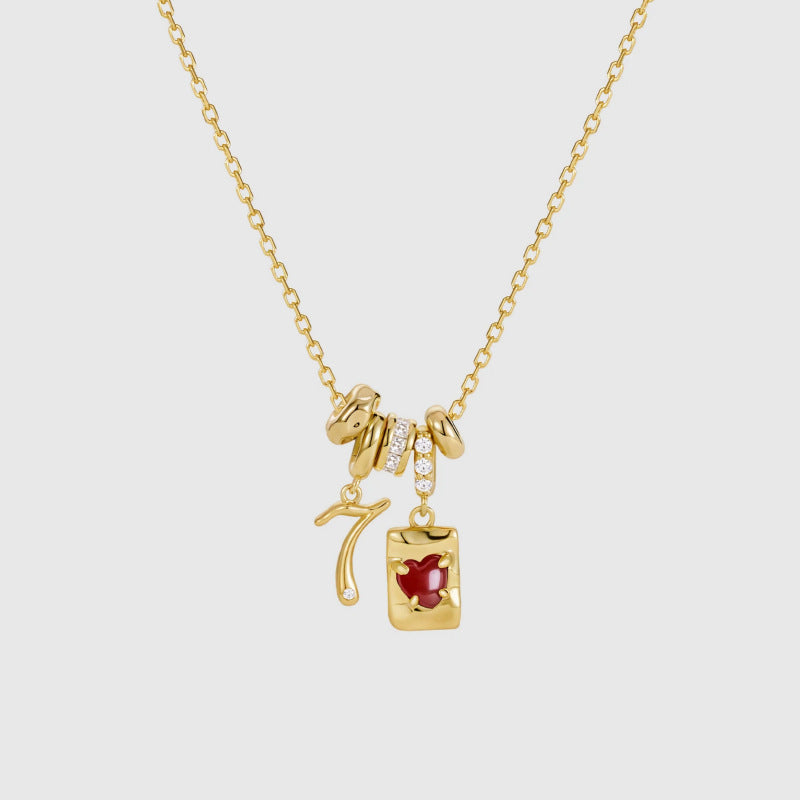 Geometric Pendant Layered Necklace - Style 7 [HXOIVD9U]