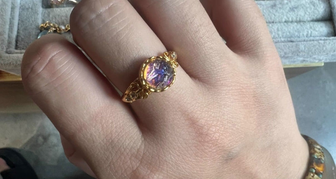 Isabella Purple Vintage Ring