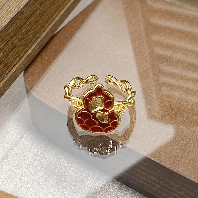 Janell Colorful Enamel Open Ring - Style 20 [HHR8JCEX]