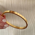 Emmery Sculpted Link Bracelets - Square Link Bracelet [WCI28GJ1]