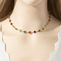 Jasmin Crystal Heart Tassel Necklace - Heart Necklace [9EZGJOLL]