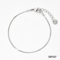 Nilah Diamond Heart Charm Bracelet - Silver Bracelet [4995WDBO]