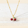 Jalyssa Enamel Fruit Necklace - Style 3 [8K9AHTNR]