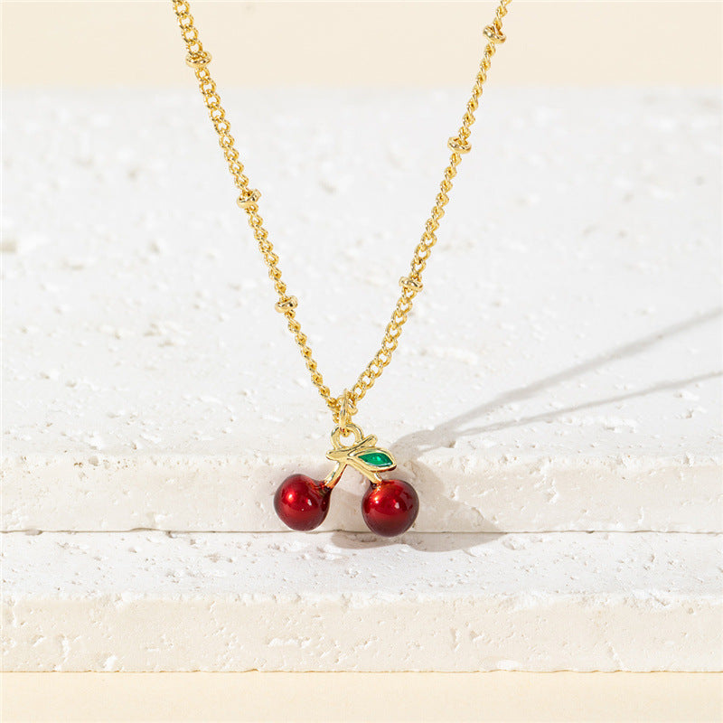 Jalyssa Enamel Fruit Necklace - Style 3 [8K9AHTNR]