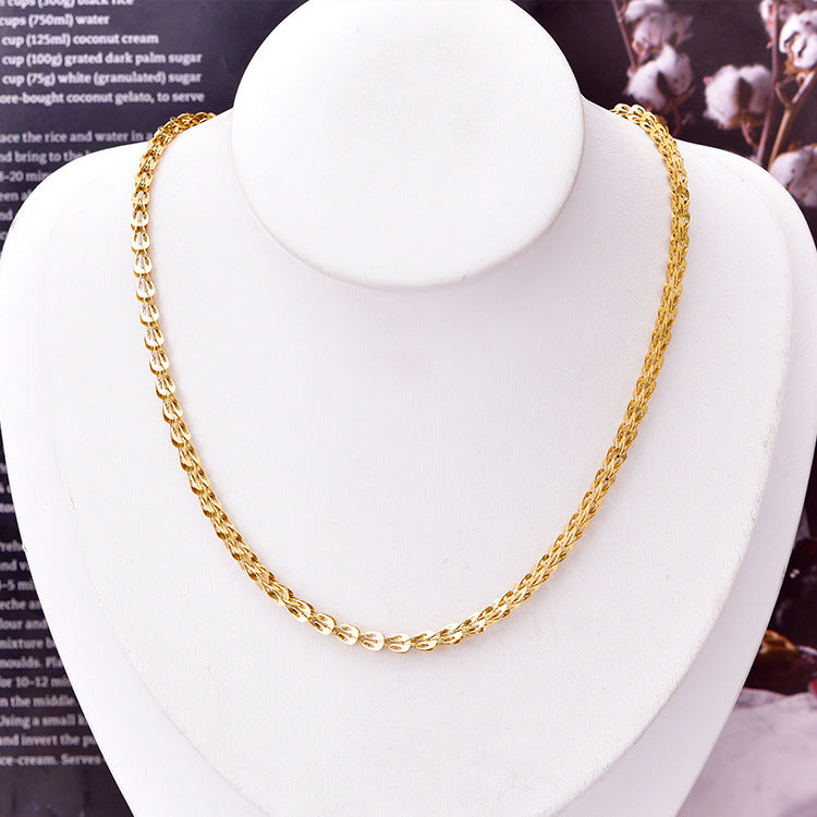 Niylah Gold Phoenix Jewelry - Gold Necklace [IZR0ND00]