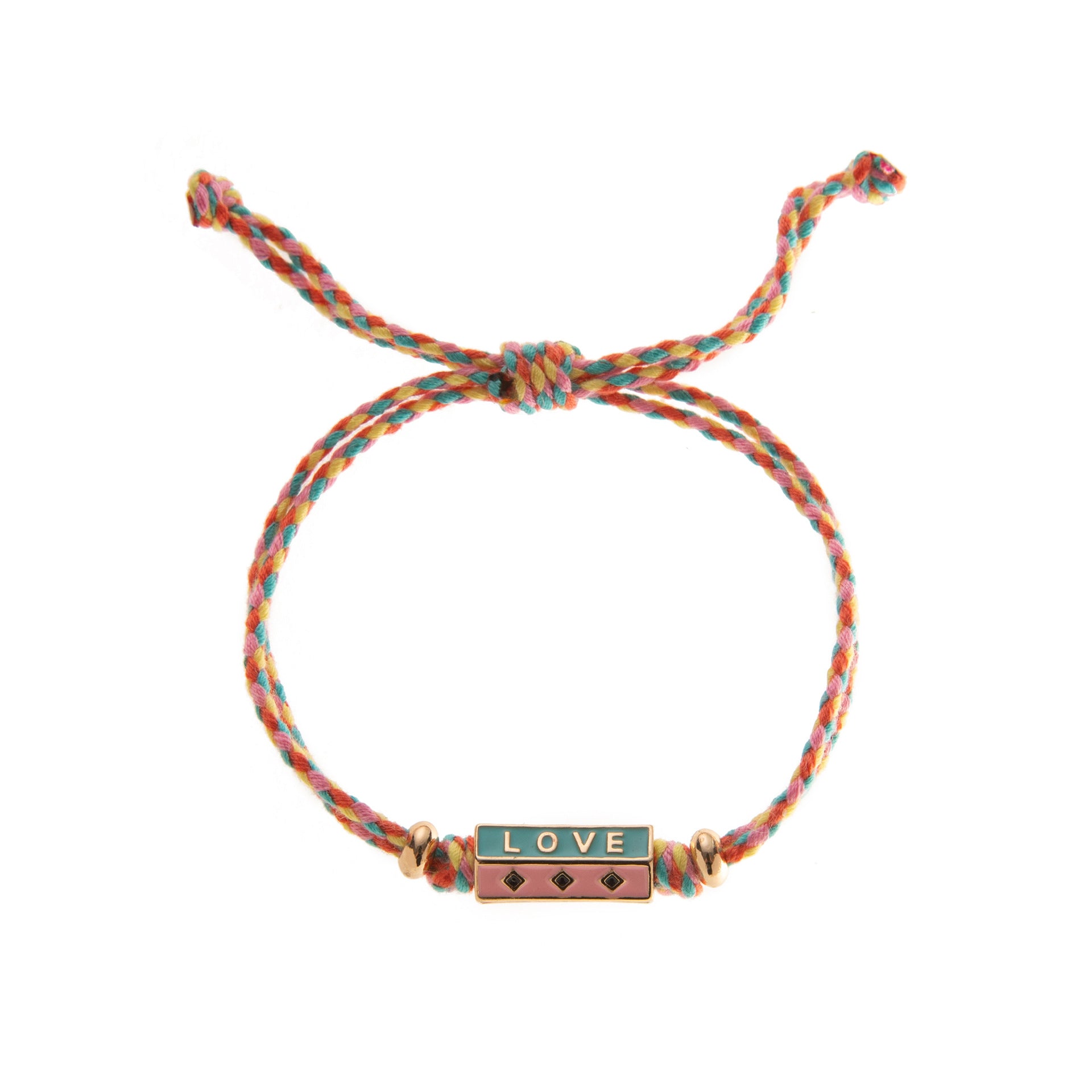 Heart Pendant Chain Necklace - Pink Bracelet [6ISFKEZ8]