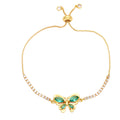 Jamira Zircon Butterfly Bracelet - Green [0X88YA2Y]