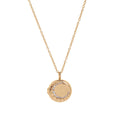 Floral Heart Locket Necklace - Round Moon Locket [LLJBUFUH]