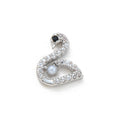 Floating Charm Locket Necklace - Swan Charm [XBMOPQMJ]