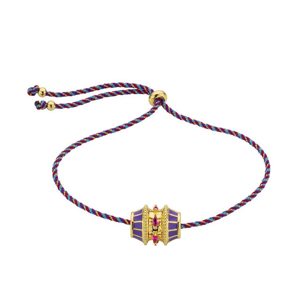 Twisted Chain Link Necklace - Purple Bracelet [OUN8MBAO]