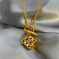 Pendant Necklace - Gold [E1ENCE0O]