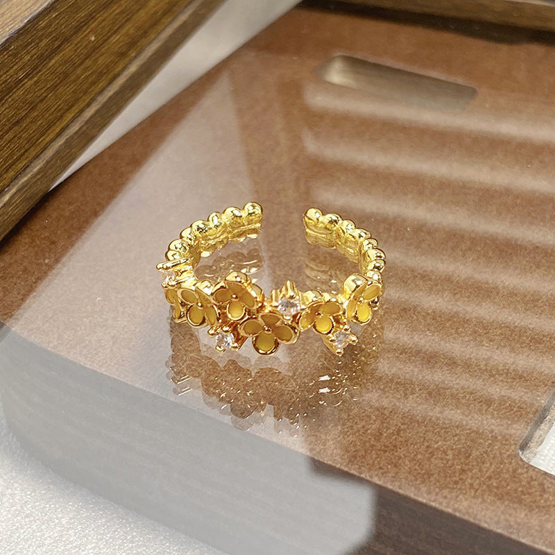 Janell Colorful Enamel Open Ring - Style 7 [9O3ZNFYQ]