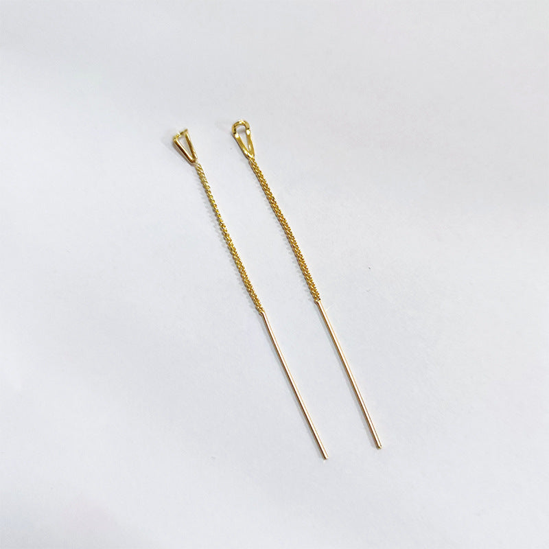 Adhya Dainty Threader Earrings - Gold [H1DOZZ3X]