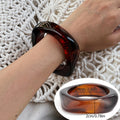 Khali Irregular Smudged Bangle - Deep Brown [G1O5VNMQ]