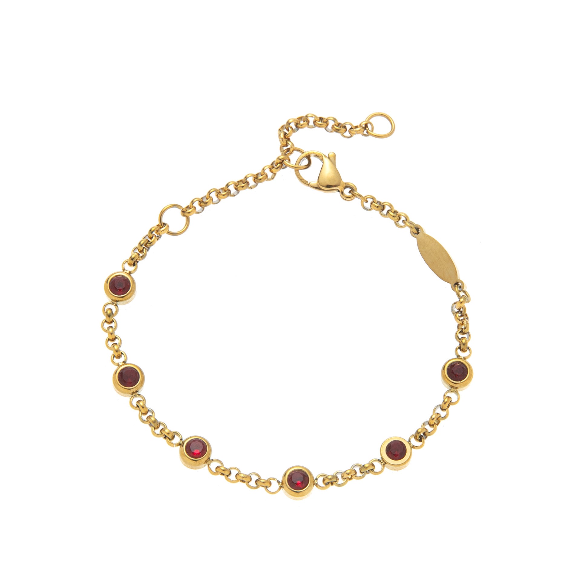 Hasset Delicate Birthstone Bracelet - July Birthstone [OG6HZ2W0]