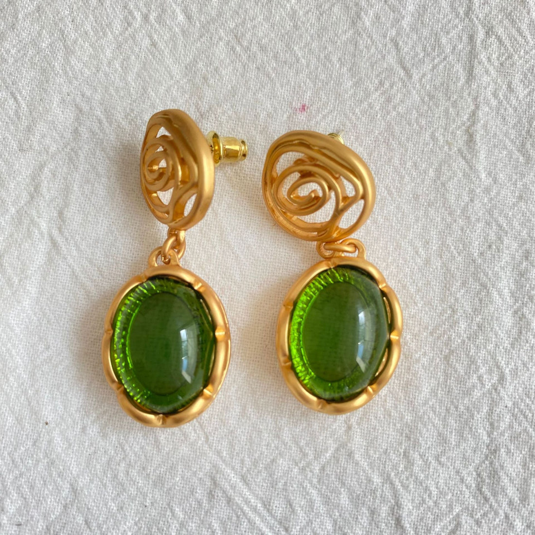 Liana Lace Glass Drop Earrings
