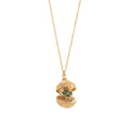 Kaedyn Retro Charm Locket - Lucky Four-leaf Clover [WH8Z7Q2D]