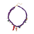 Seaside Charm Pendant Necklace - Purple Necklace [2DOS4RY3]