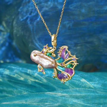 Celestia Betta Pearl Necklace