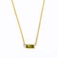 Bree Dainty Birthstone Necklace - August [XPO81RNV]