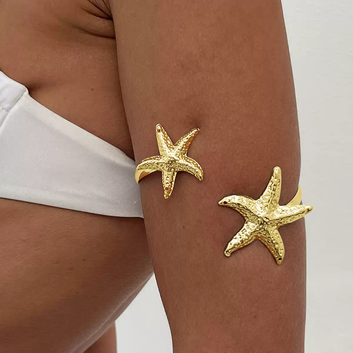 Elsie Flower & Starfish Arm Bracelet
