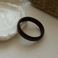 Textured Metal Bangle Bracelet - Round [CJZ5Y3J2]