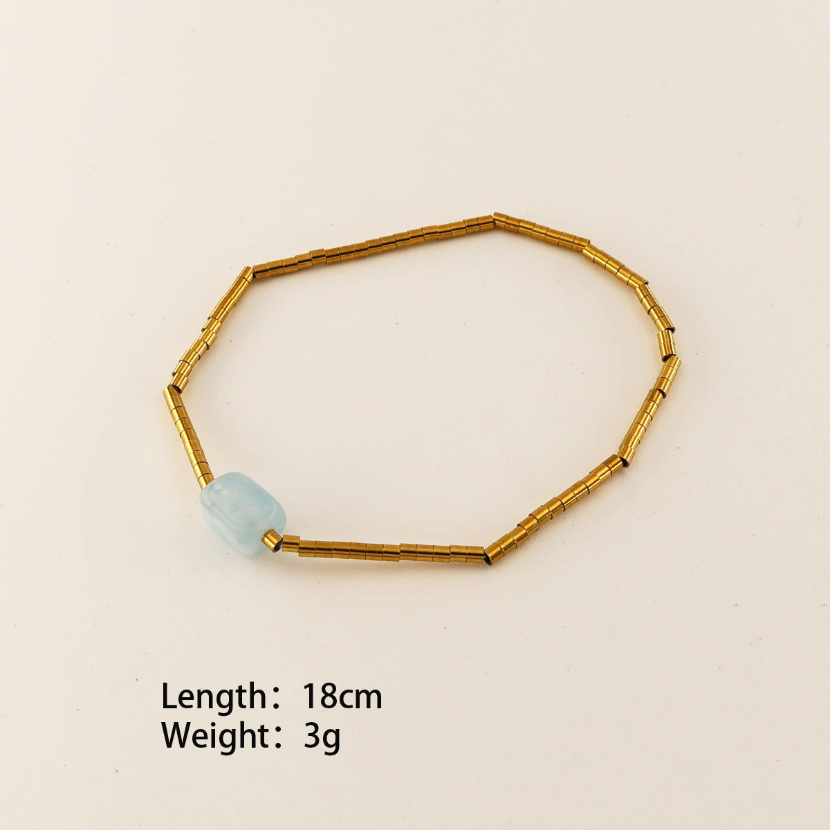 Danely Natural Stone Bracelet - Green Bracelet [3I7IENDP]
