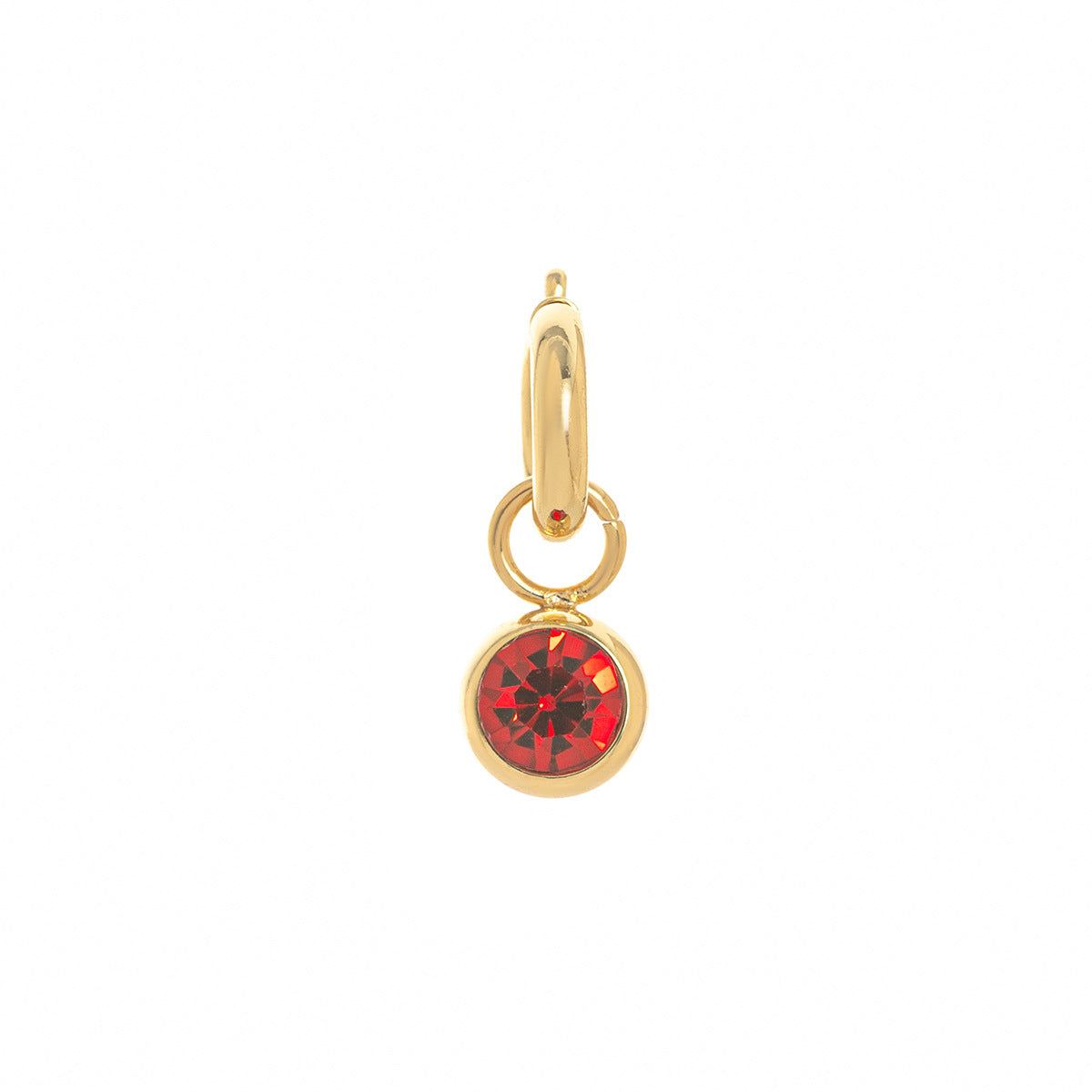 Zodiac Birthstone Pendant Necklace - January Zircon Pendant [HABDDC6B]
