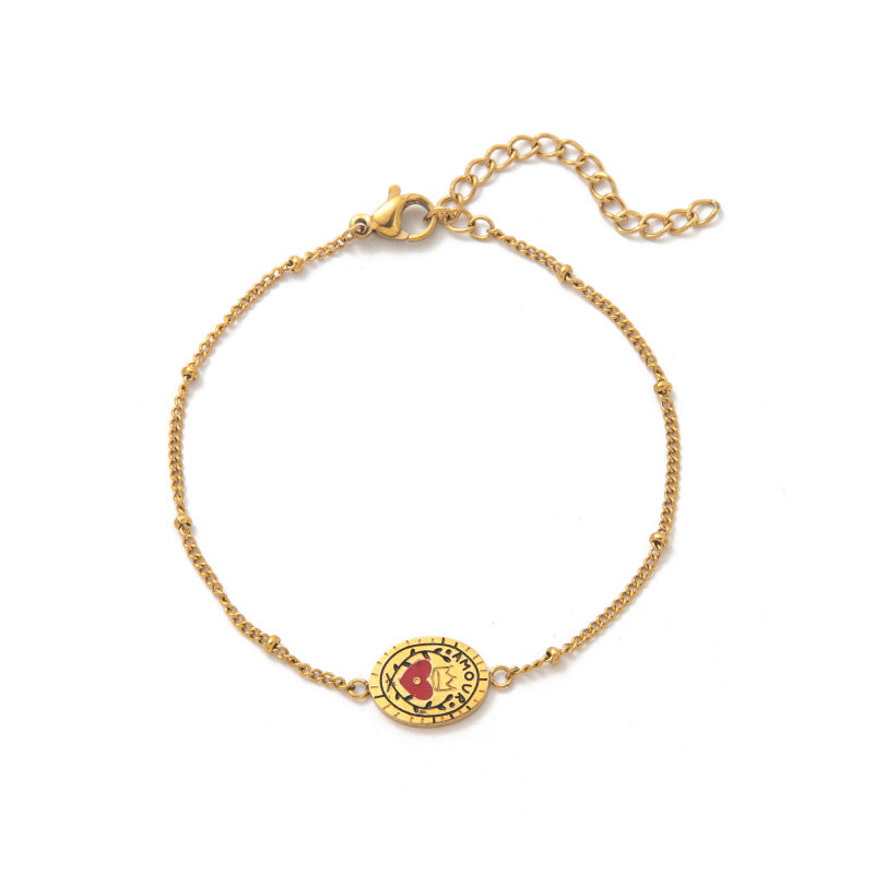 Dainty Floral Pendant Necklace - Love Bracelet [T6CF3OSQ]