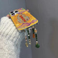 Beaded Dolphin Phone Charm - Butterfly Beaded [BBAJW1M7]