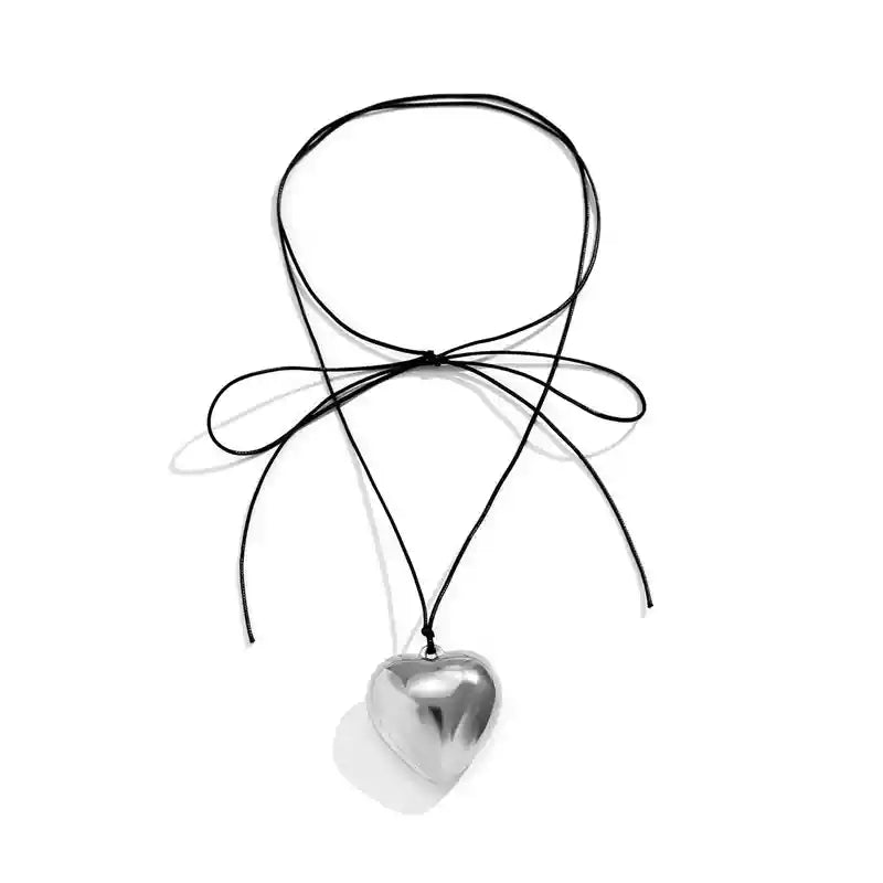 Milani Heart Pendant Knot Necklace