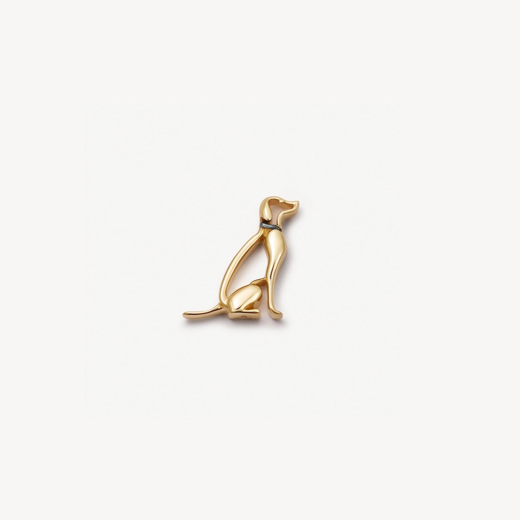 Bridgett Interchangeable Charm Ring - Small Dog Charm [QNFYI19H]
