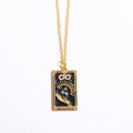 Athena Gilded Tarot Charm Necklace - Magician [68XIF18G]
