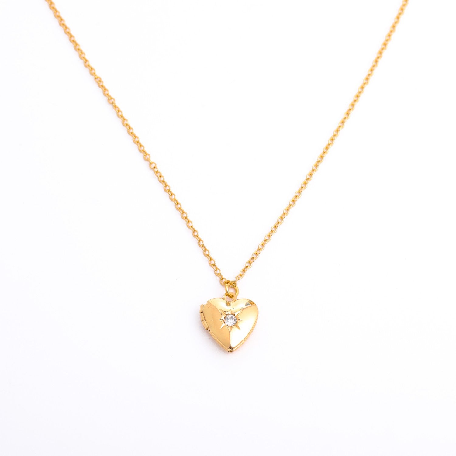 Anayah Birthstone Heart Locket - April [54NBN4UJ]