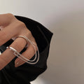 Zaniyah Layered Chain Ring - Silver [8I5UHW6P]