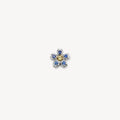 Bridgett Interchangeable Charm Ring - Blue Flower Charm [WIV610KH]