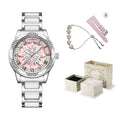Star Motif Bracelet Watch - Pink [C6EBT85K]