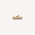 Floating Flower Locket Necklace - 'Mom' Charm [4WEYYQKK]
