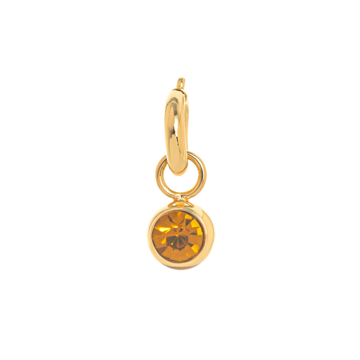 Zodiac Birthstone Pendant Necklace - November Zircon Pendant [50KN0HKC]