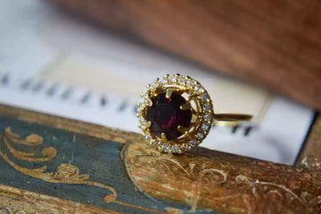 Dragon Majestic Ruby Halo Ring