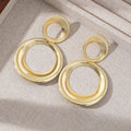 Alayah Sculptural Hoop Earrings - Gold [GH3R9NJO]