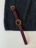 Zhamira Retro Red Watch - Leather Strap (Style 073) [U4VKF7MU]